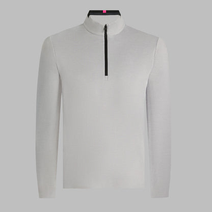 Brushed Back Tech Terry Quater Zip