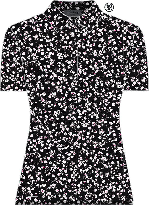 Ditsy Floral Tech Polo