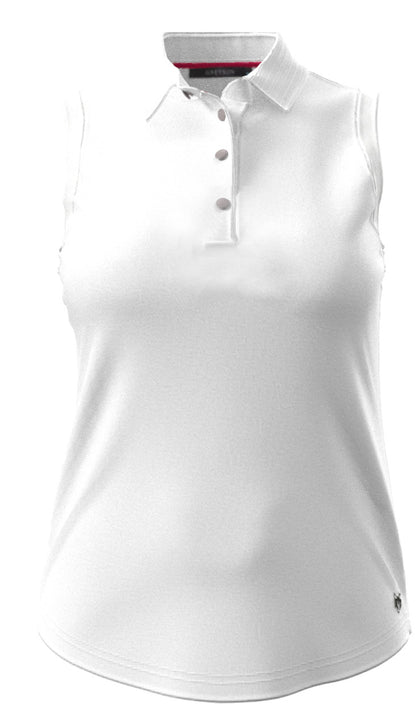 Scarlet Sleeveless Polo