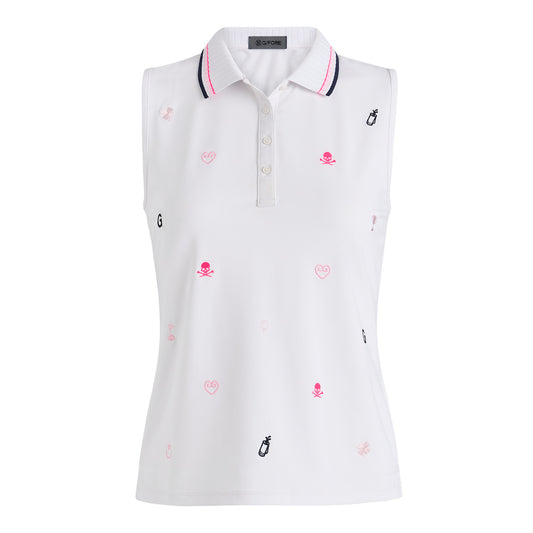 Tech Pique Polo Sleeveless